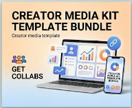 Creator Media Kit Template Bundle